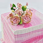 Pink Ribbon Designer Cake
