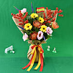 Spain Theme Flower Bouquet