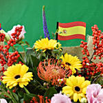 Spain Theme Flower Bouquet