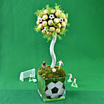 Chocolate and Football on a Vase