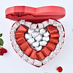 Chocolates Sweetness in Heart Shape Box