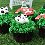 All About Football Cupcakes