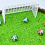 Football Field Designer Chocolate Cake