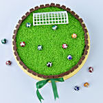 Football Field Designer Chocolate Cake