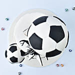 Football Fiesta Designer Red Velvet Cake