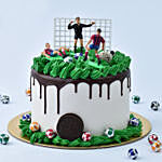 Football Madness Designer Red Velvet Cake