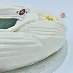 Football Stadium Designer Red Velvet Cake