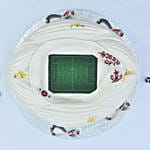 Football Stadium Designer Red Velvet Cake