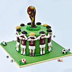 Football Team Designer Marble Cake