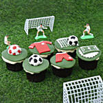 Football Themed Cupcakes