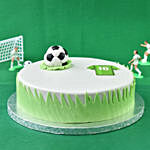 Football Theme Marble Cake