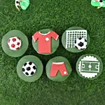 Football Themed Cupcakes