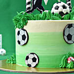 Lets Play Football Chocolate Cake