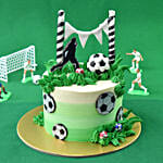 Lets Play Football Marble Cake