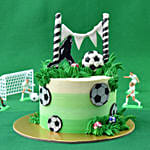 Lets Play Football Marble Cake