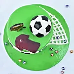 Live Football Chocolate Cake