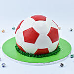 Soccer Ball Marble Cake