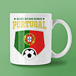 Football Personalised Mug Portugal