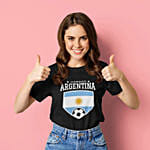 Unisex Soccer T Shirt Argentina L