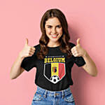 Unisex Soccer T Shirt Belgium M