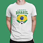 Unisex Soccer T Shirt Brasil S