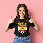 Unisex Soccer T Shirt Spain S