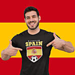 Unisex Soccer T Shirt Spain S