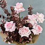 Fragrant Ohara Pink Rose Bouquet