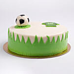 Football Theme Chocolate Cake