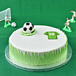 Football Theme Vanilla Cake
