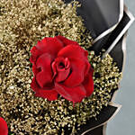 Golden Moments and Roses Bouquet