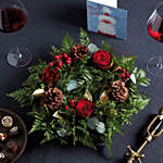 مجموعة هدايا كرسمس - زينة كريسماس لديكور طاولة الطعام