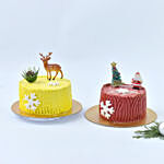 Christmas Joy Mono Cake Set of 2