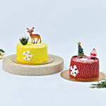 Christmas Joy Mono Cake Set of 2