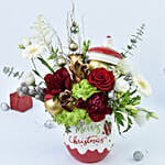 Merry and Joyous Christmas Flowers