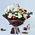 White Beauty Christmas Bouquet