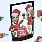 Christmas Caricature Wall Frame