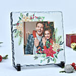 Christmas Greetings Stone Frame