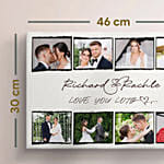 Couple Photo Canvas Frame