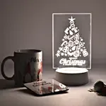 Merry Christmas Lamp and Mug Combo