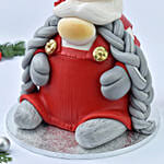 Christmas and Santa Red Velvet Cake