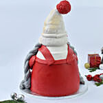 Christmas and Santa Red Velvet Cake