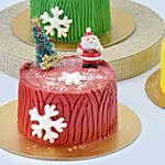 Christmas Celebration Mono Cake Set Of 3