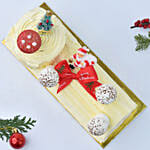 Merry Christmas Vanilla Log Cake 1 Kg