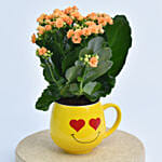 Kalanchoe In a Emoji Mug