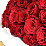 هدية باقة 100 وردة لون أحمر و وردة أوركيد