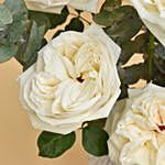 Ohara White Garden Roses Arrangement