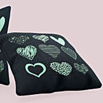 Green Heart Cushion Set