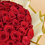 50 Valentines Roses Bouquet