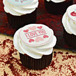 Valentine Special Red Velvet Cup Cake 6 Pcs